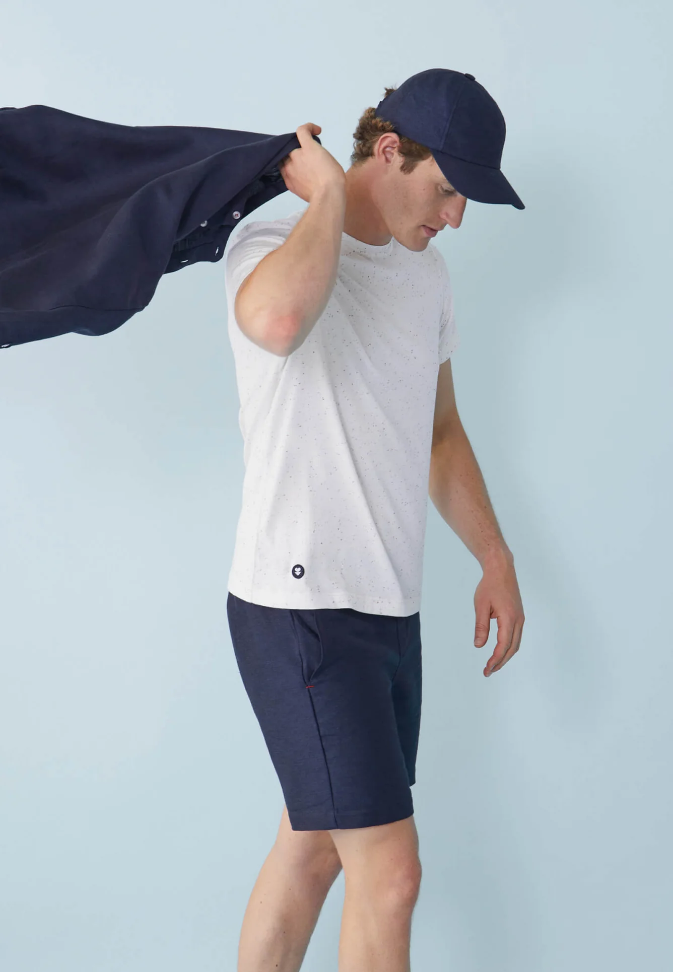 Short bermuda Bleu marine (XXL) - Picture 2